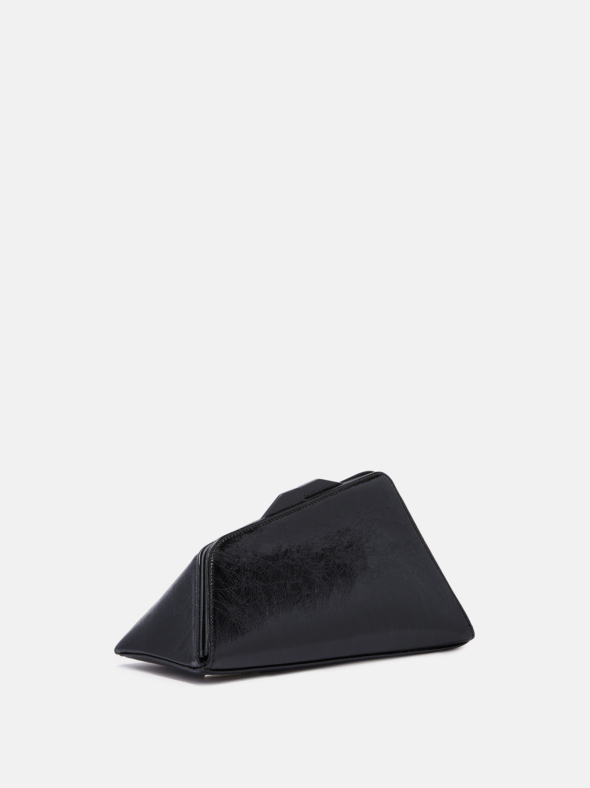 ''8.30 PM'' BLACK OVERSIZED CLUTCH - 3