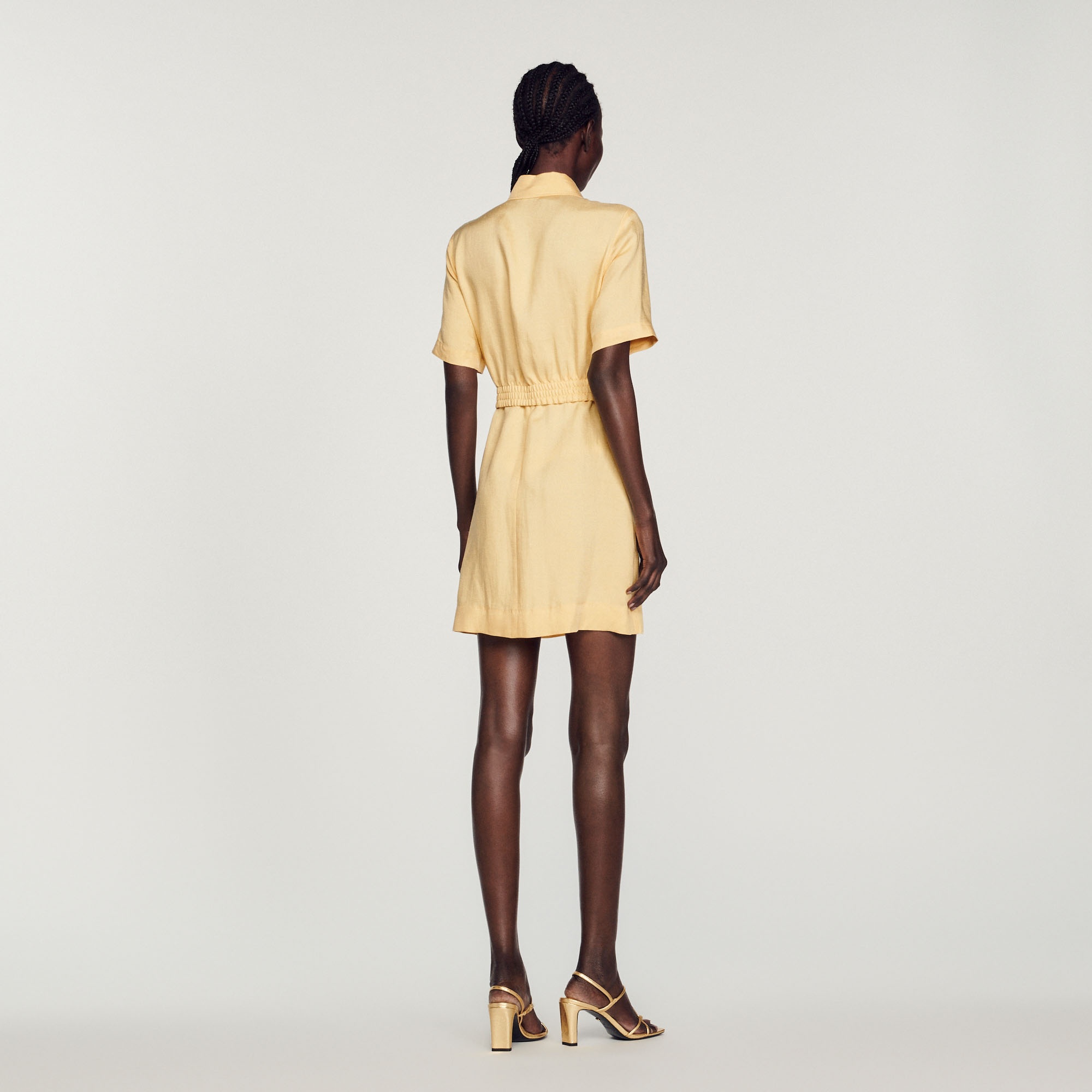 Short buttoned dress - 6