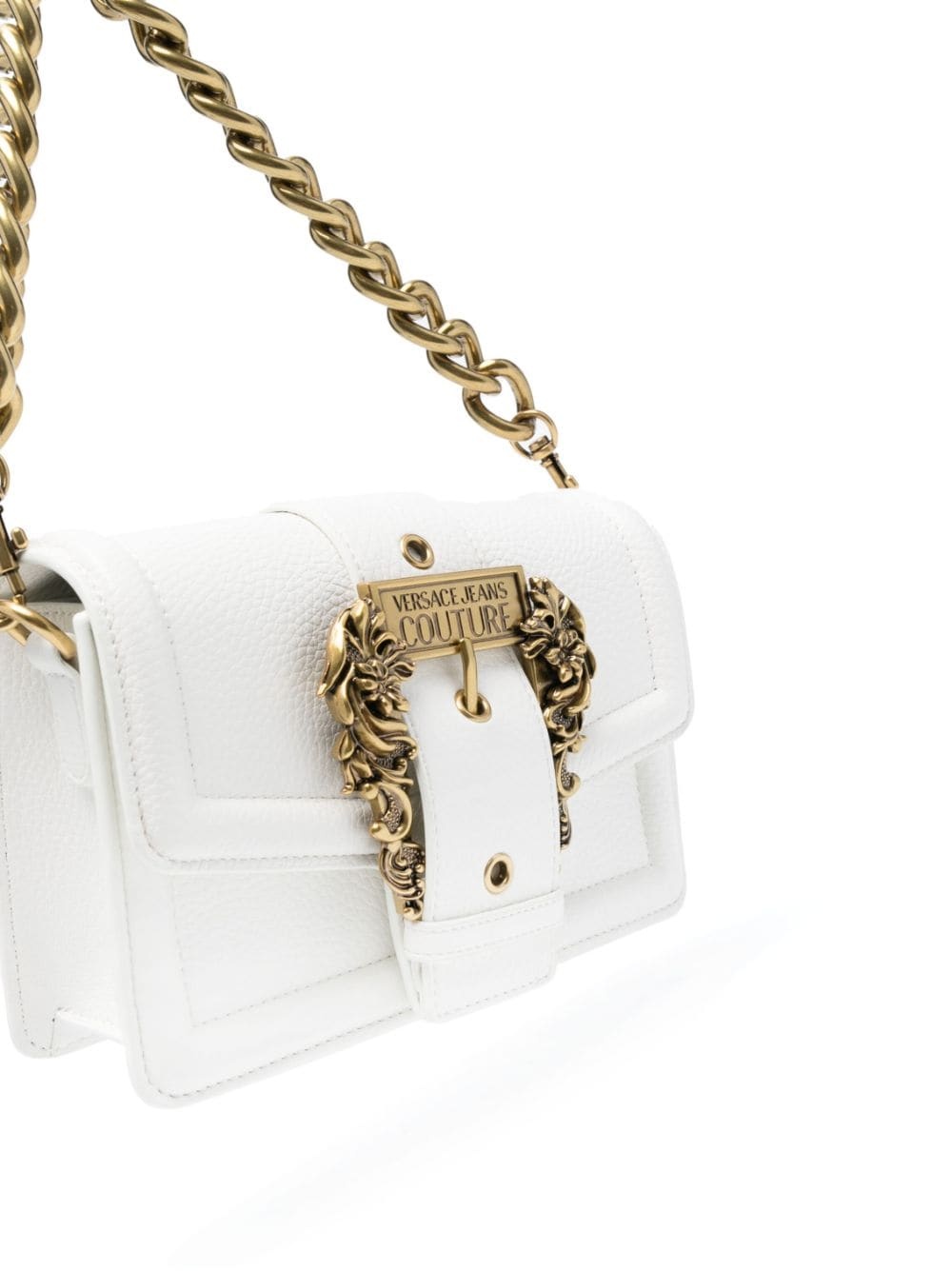 Couture logo-plaque shoulder bag - 5