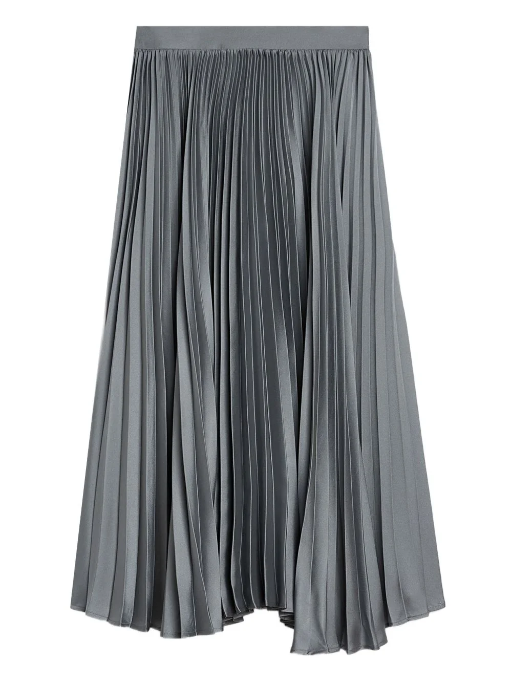 pleated-design skirt - 1