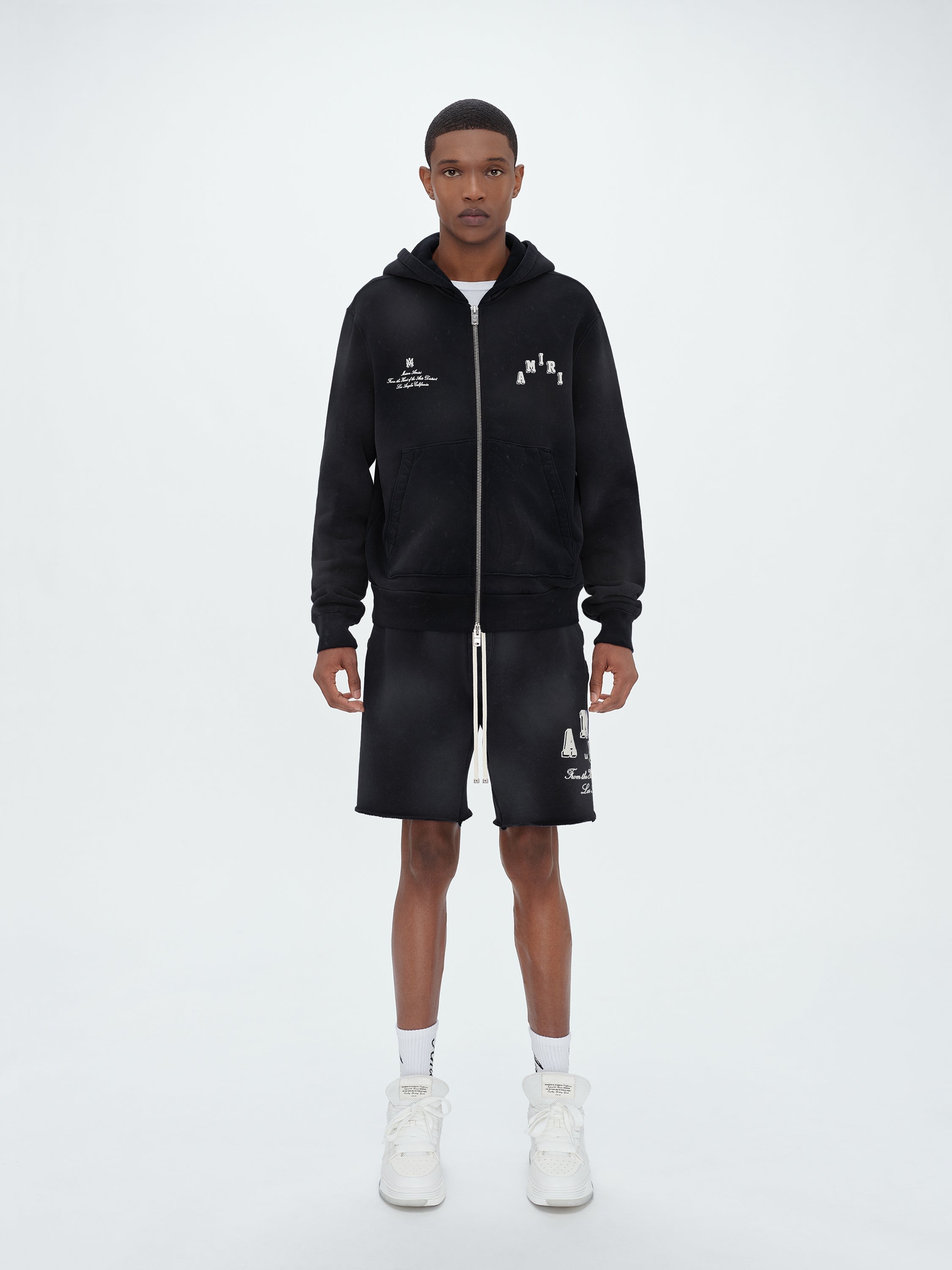 VINTAGE COLLEGIATE ZIP HOODIE - 2