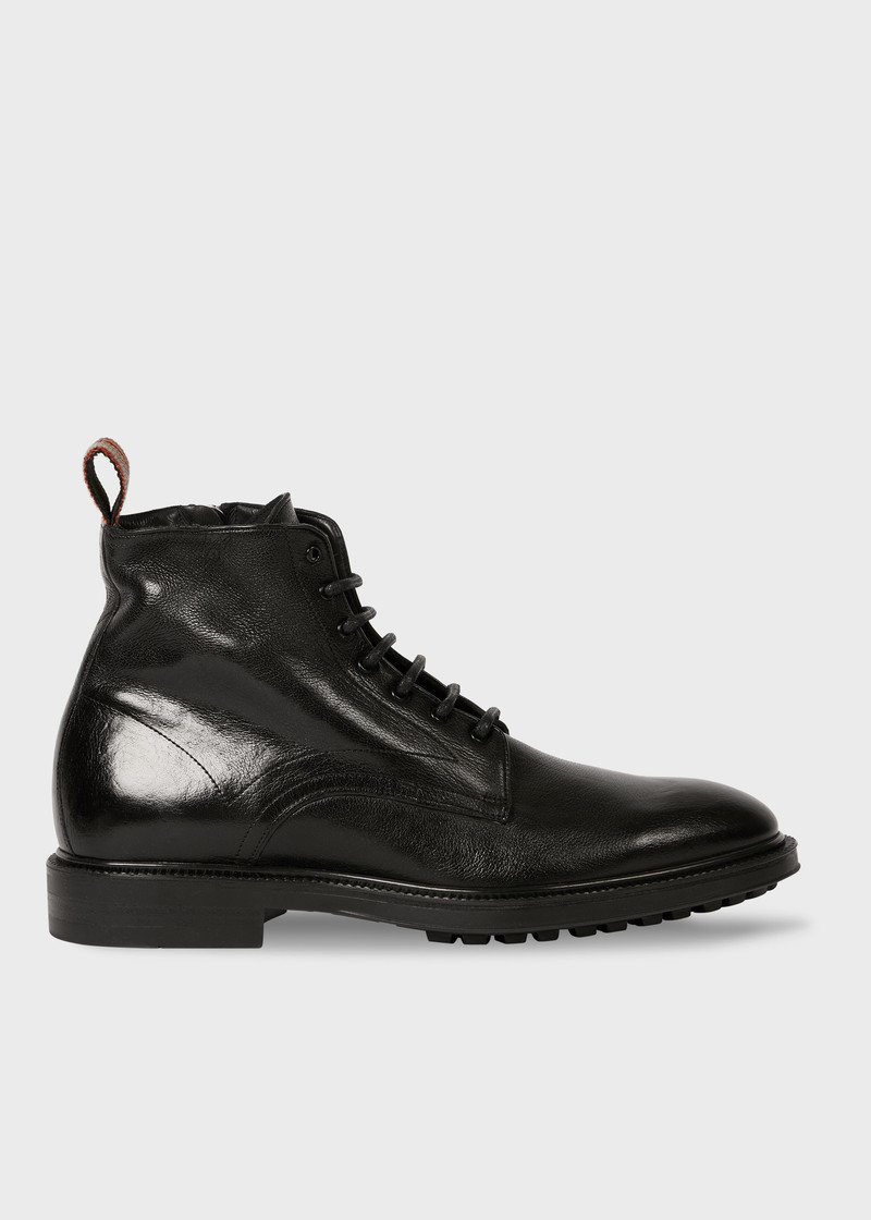 Black Leather 'Sparrow' Boots 1