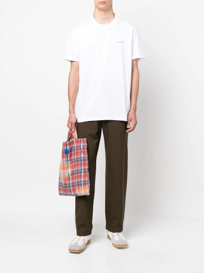 Marni logo-print cotton T-shirt outlook