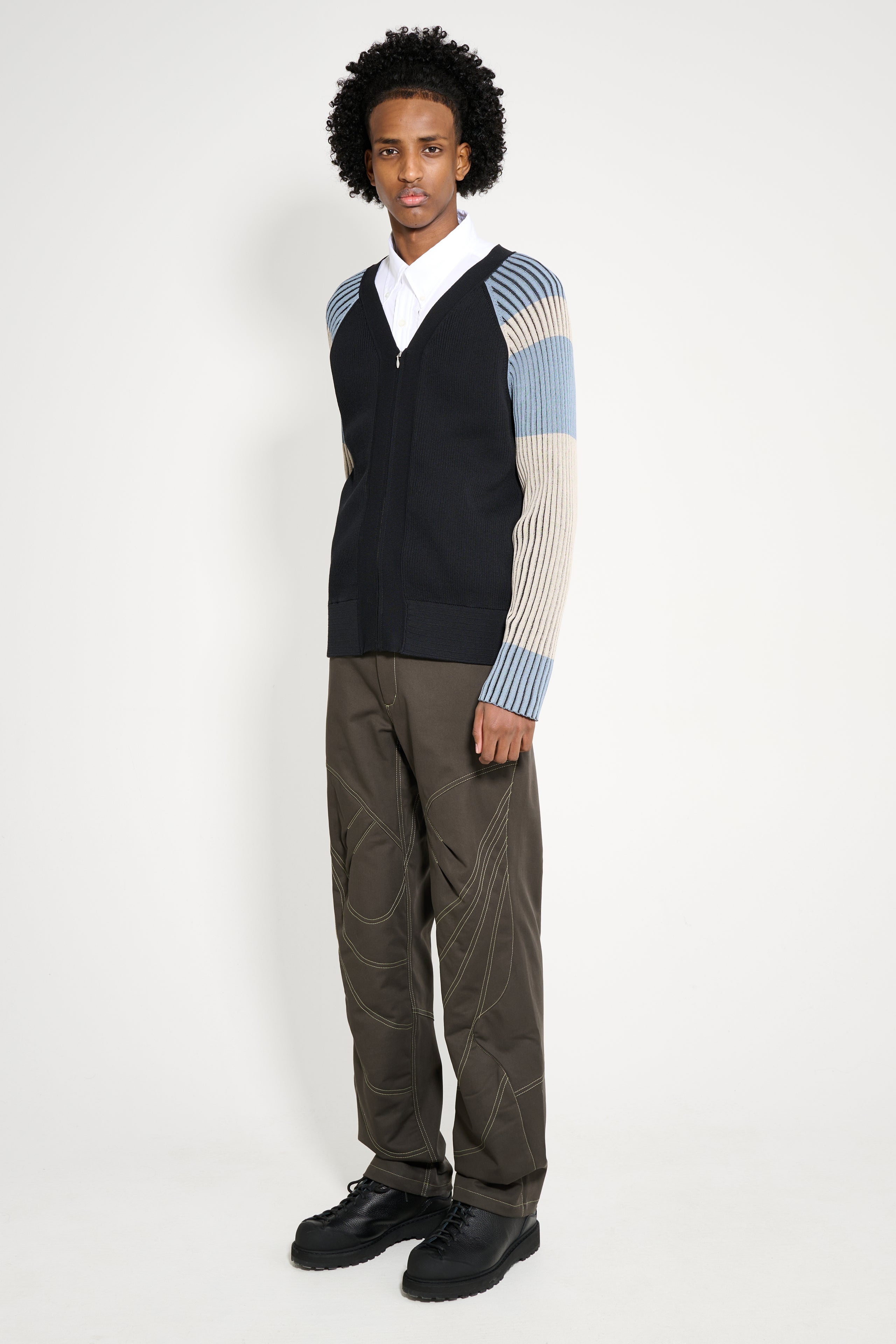 KIKO KOSTADINOV SOLIX ZIP TROUSER JAVA BROWN - 5
