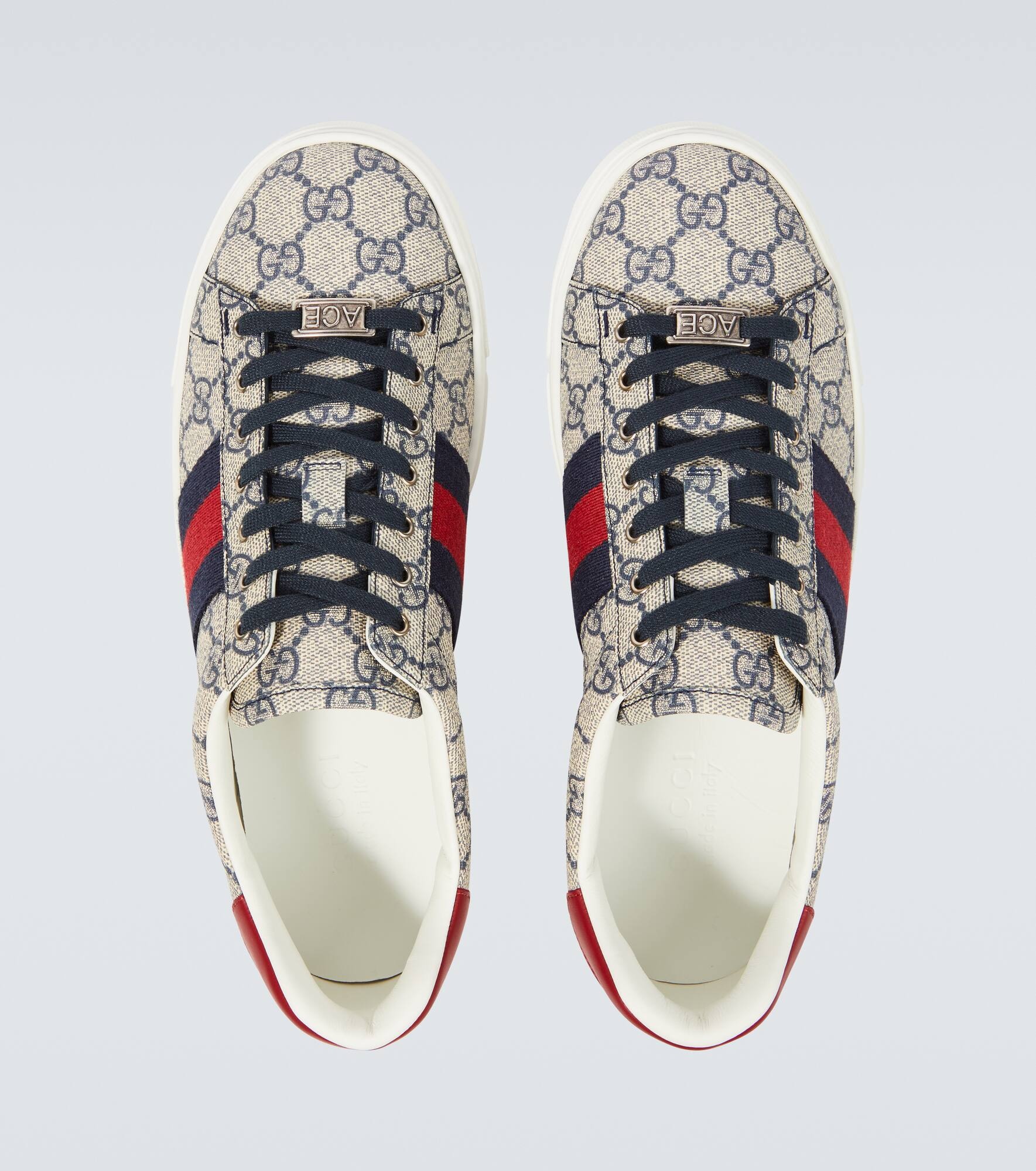 Gucci Ace canvas sneakers - 4