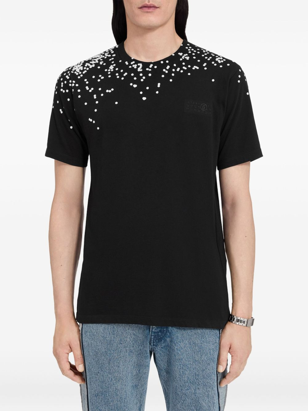 confetti-print T-shirt - 5