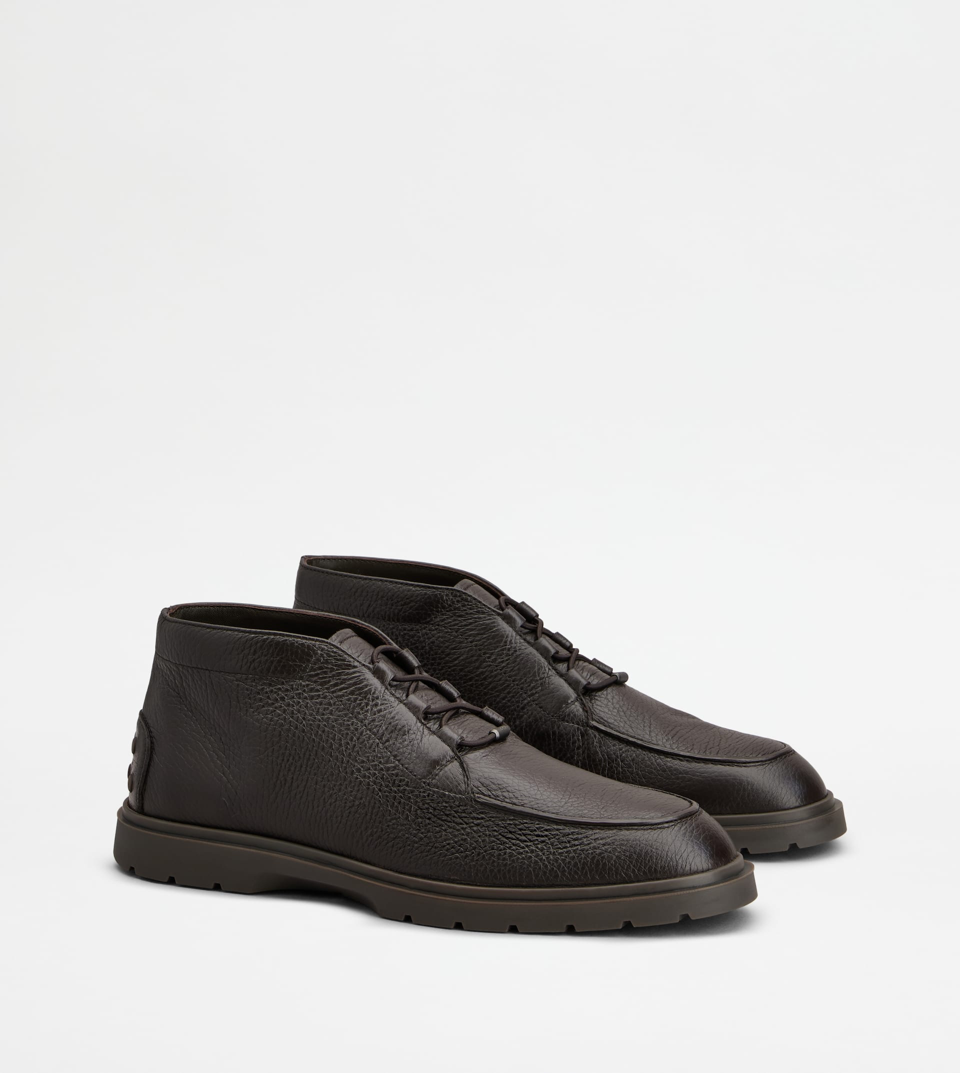 DESERT BOOTS IN LEATHER - BROWN - 2