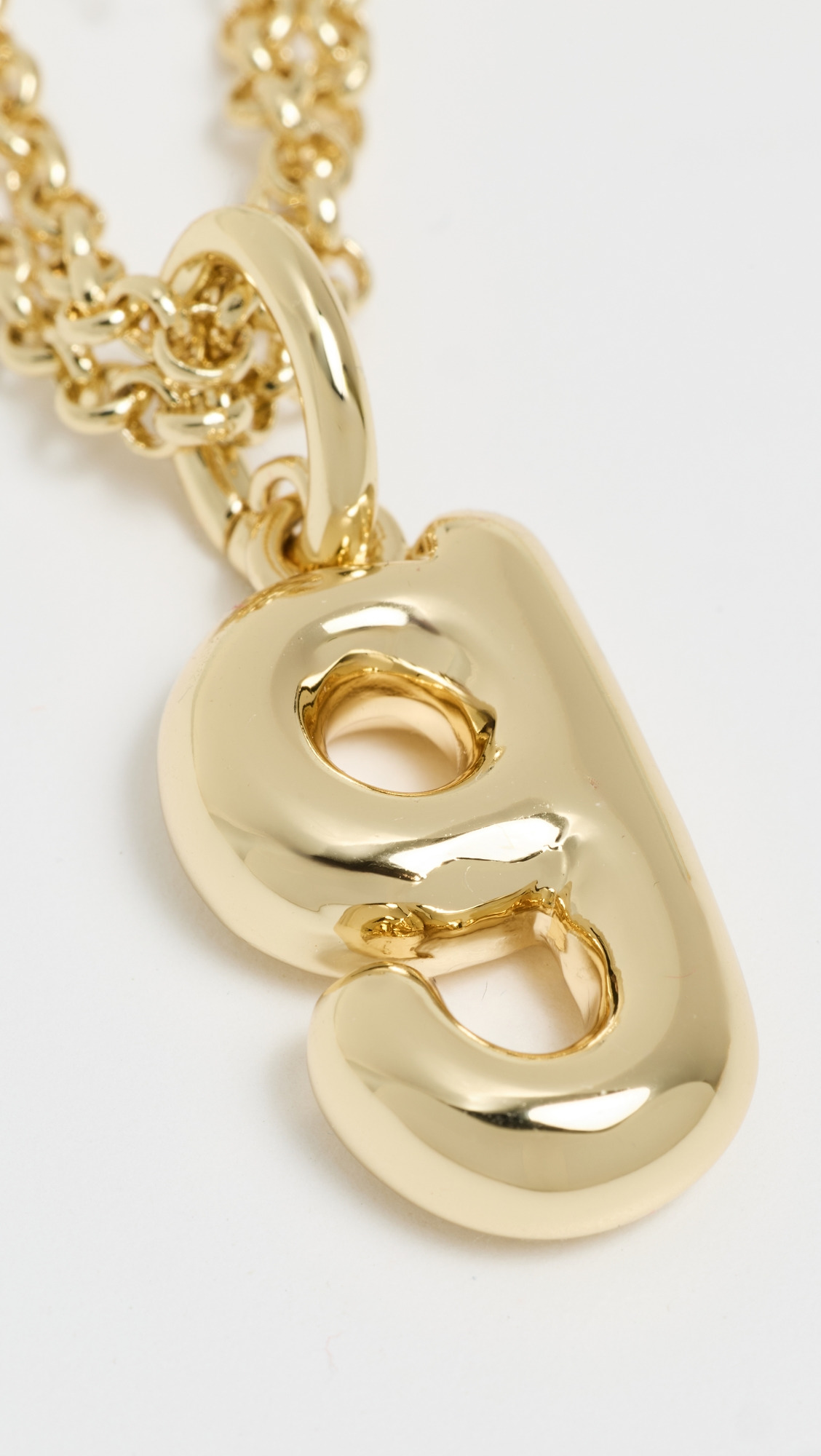 The Puffy Initial Necklace - 4