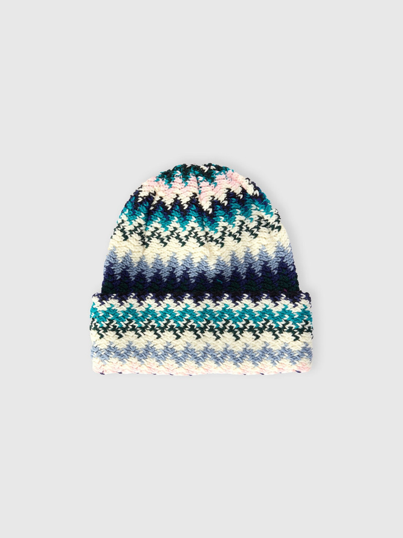 Zigzag wool hat 1