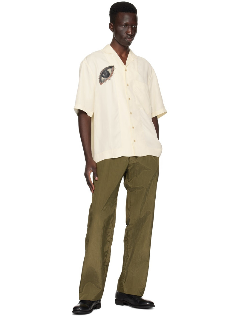 Song for the Mute Khaki Press-Stud Track Pants outlook