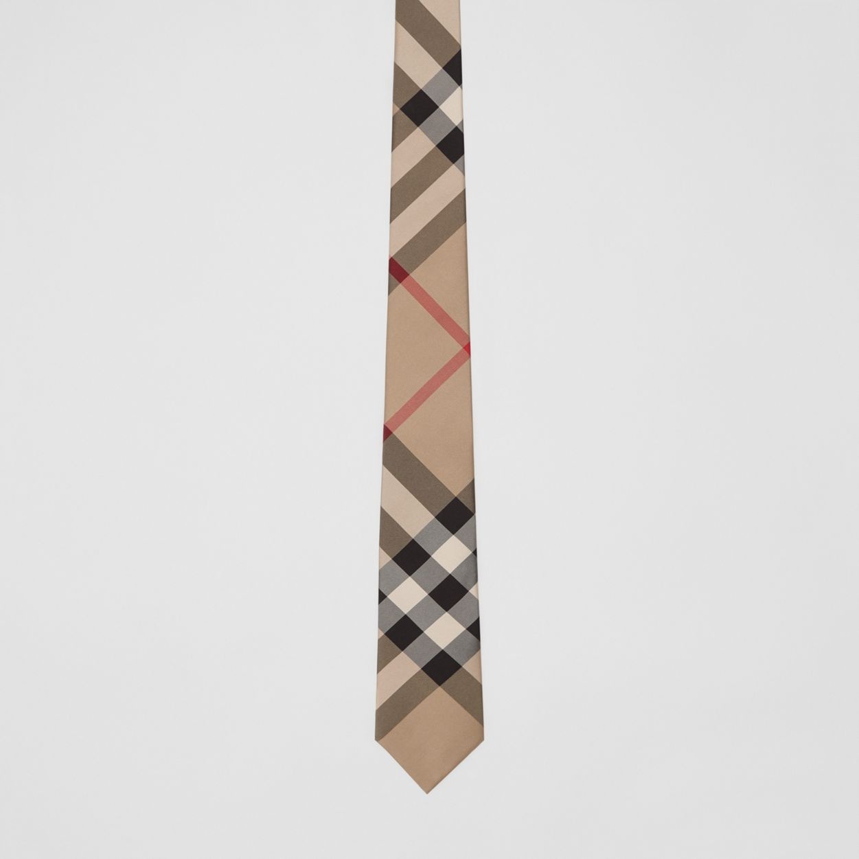 Classic Cut Check Silk Tie - 1