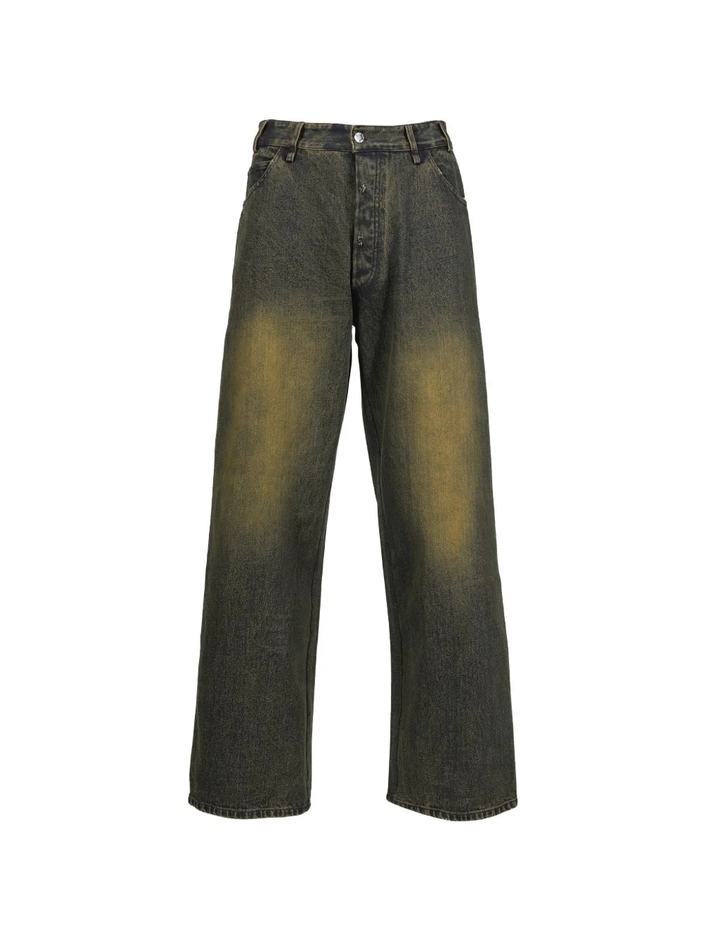 faded baggy jeans - 1