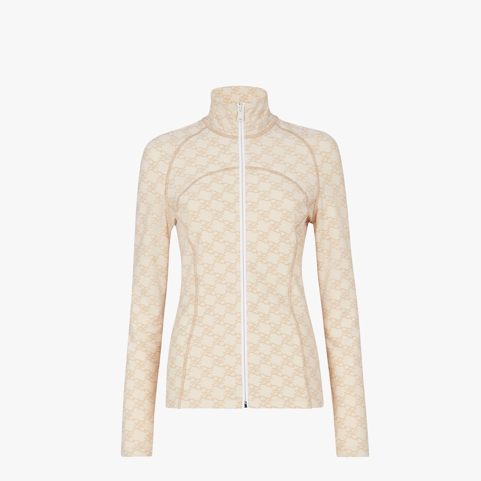 White Lycra® sweater - 1