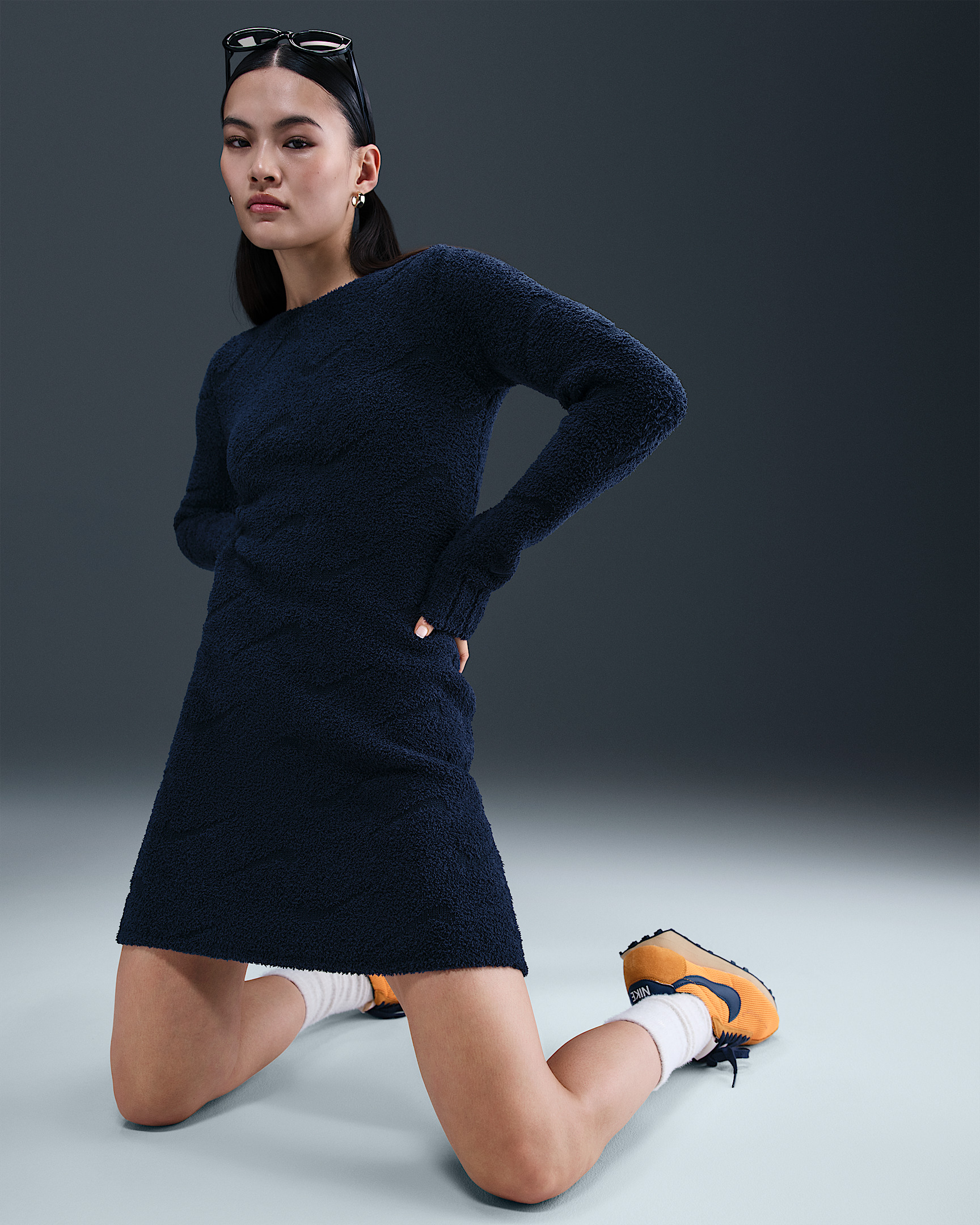 Nike Sportswear Phoenix Cozy Bouclé Women's Slim Knit Dress - 5