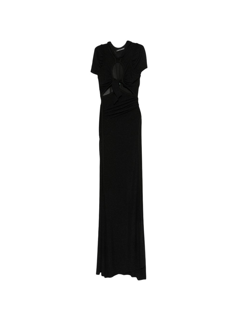 tie-detail maxi dress 1
