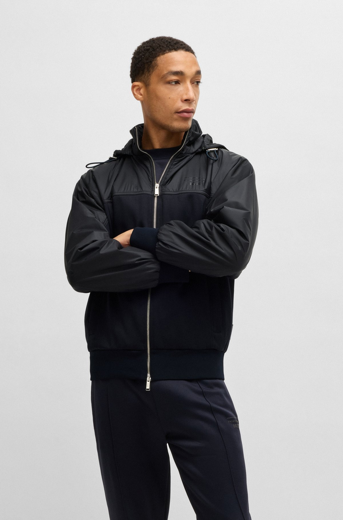 PORSCHE X BOSS HOODIE WITH TWO-WAY ZIP - 2