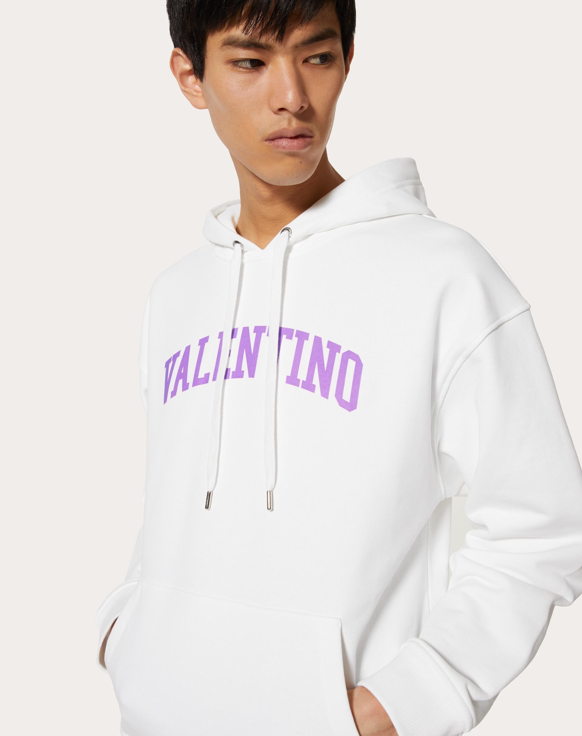 VALENTINO PRINT COTTON SWEATSHIRT - 5