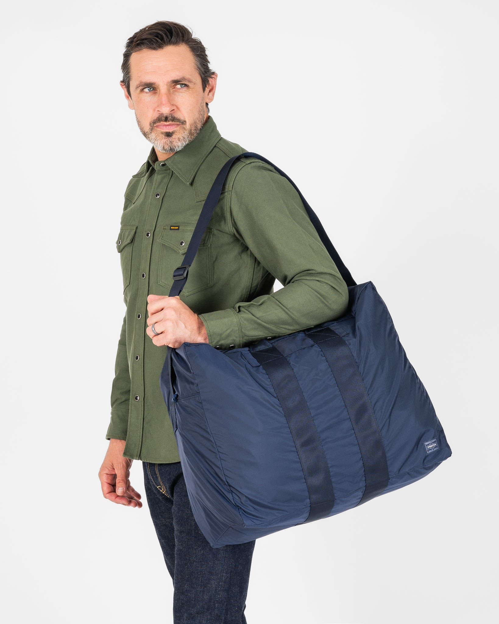 PORTER - YOSHIDA & CO. - FLEX DUFFLE BAG - NAVY - 2