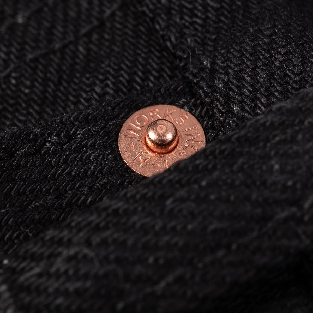 IH-666S-SBG 21oz Selvedge Denim Slim Straight Cut Jeans -  Superblack (Fades To Grey) - 9