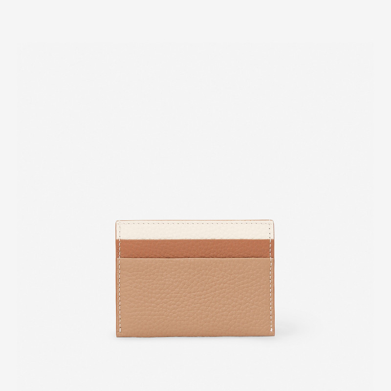 Tri-tone Grainy Leather TB Card Case 3
