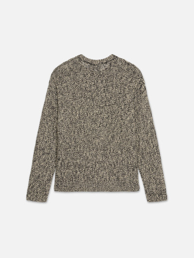FRAME Linen Marl Sweater in Beige/Melange outlook