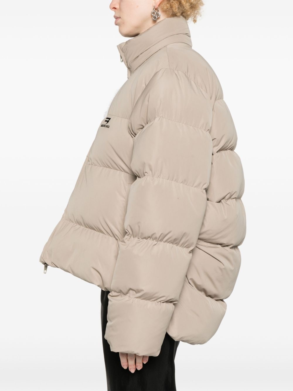 BALENCIAGA - Women C-Shape Puffer Jacket - 3