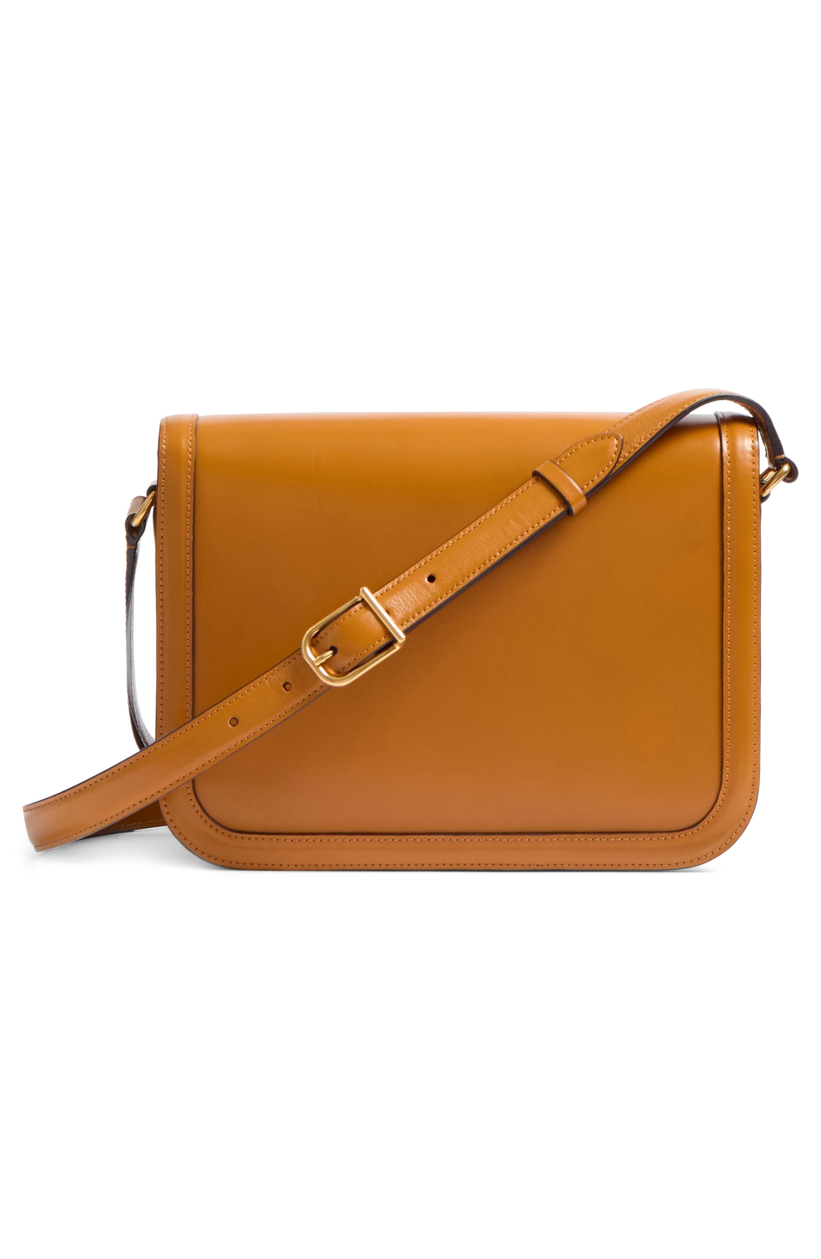 Valentino Garavani 9TO5 Leather Shoulder Bag in Deep Cuir at Nordstrom - 3