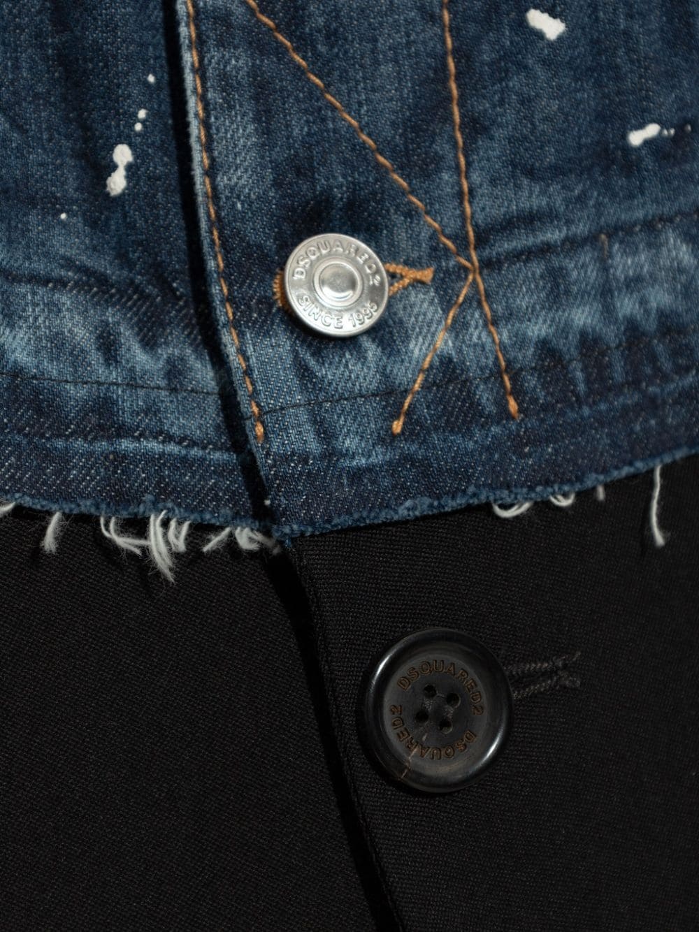 logo-patch cotton jacket - 5