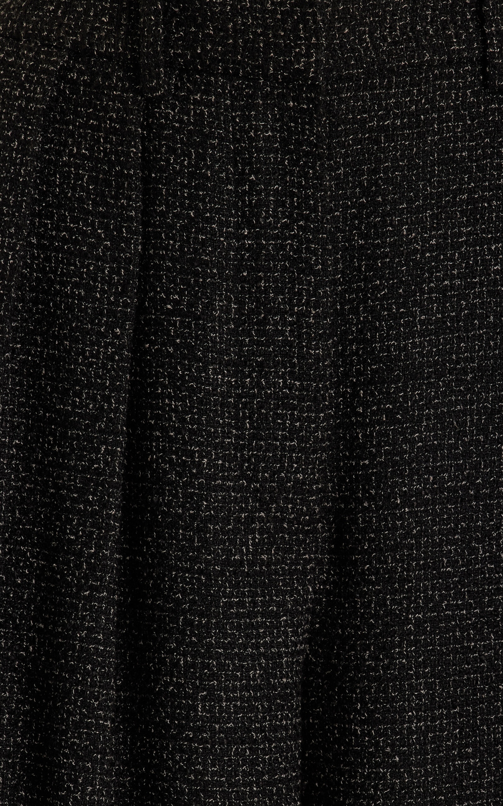 Pleated Melange Wide-Leg Pants grey - 5