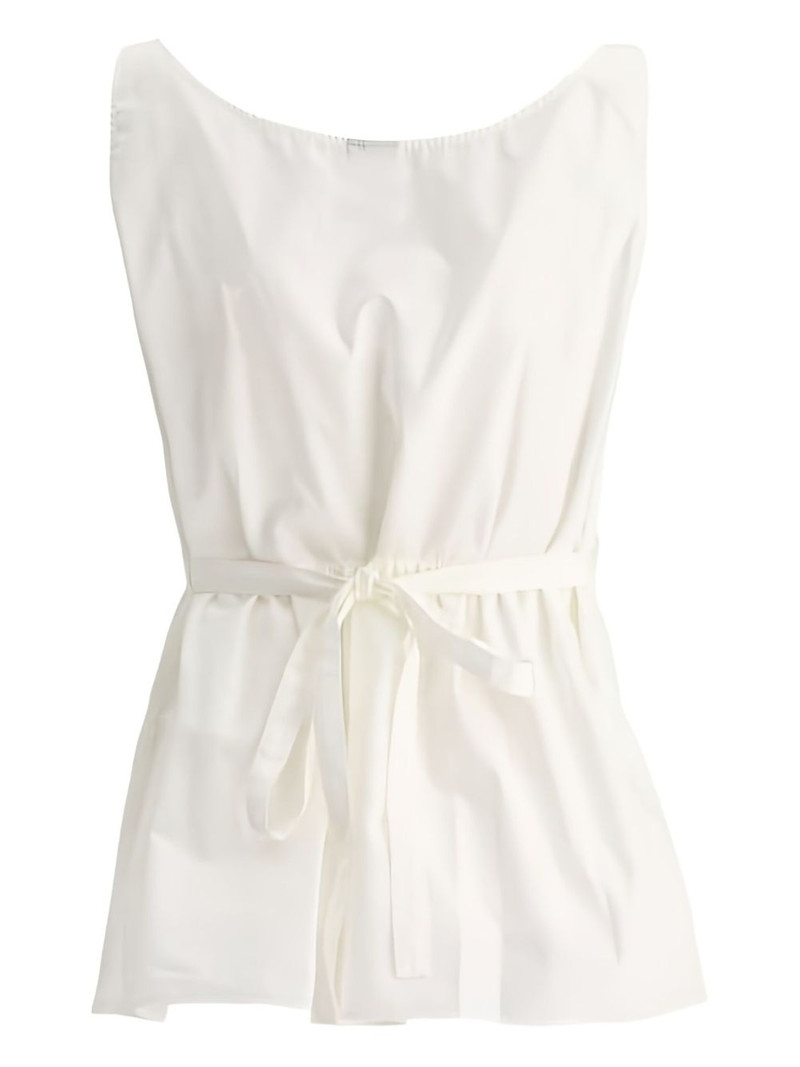 Aspesi sleeveless tie-waist top outlook