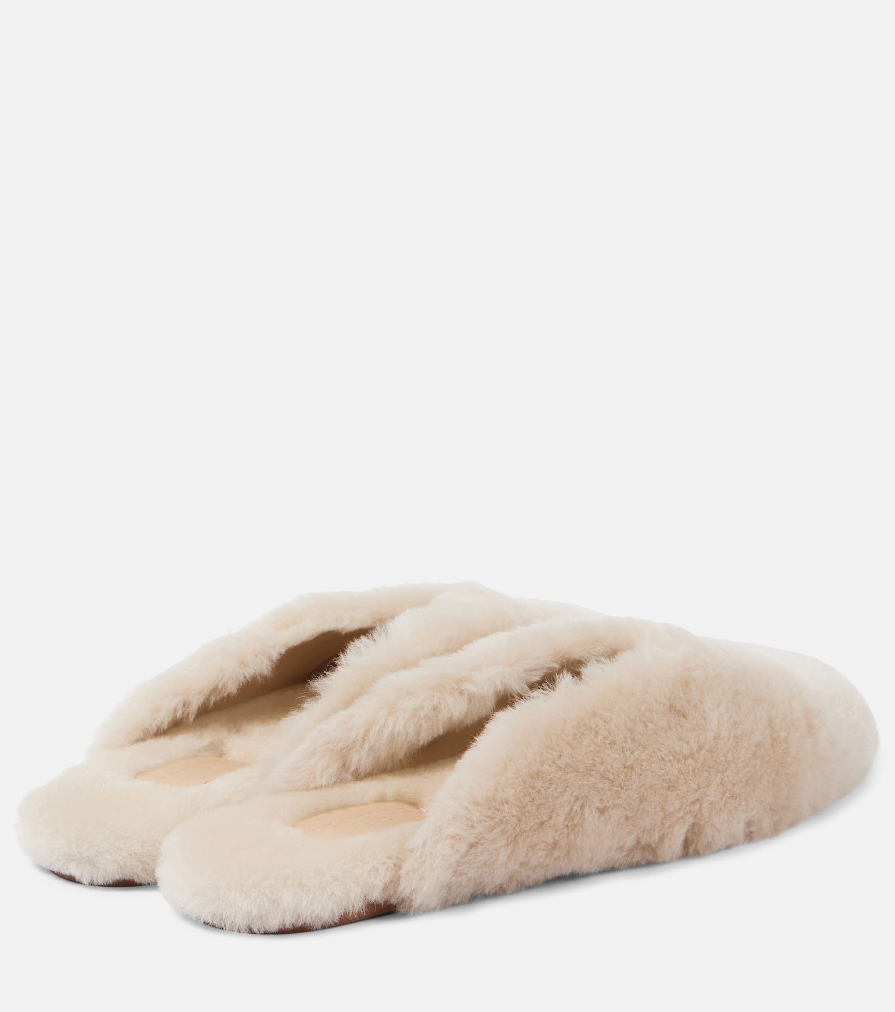 Regency shearling mules - 2