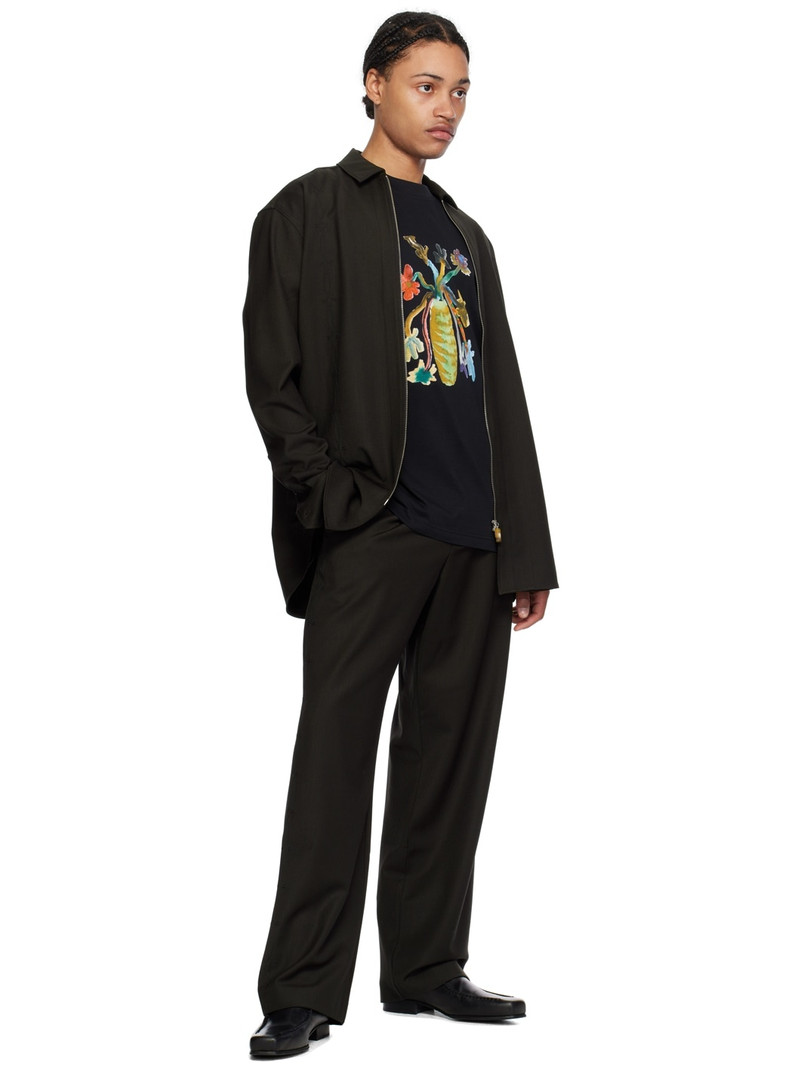 soulland Brown Derry Long Sleeve Shirt outlook