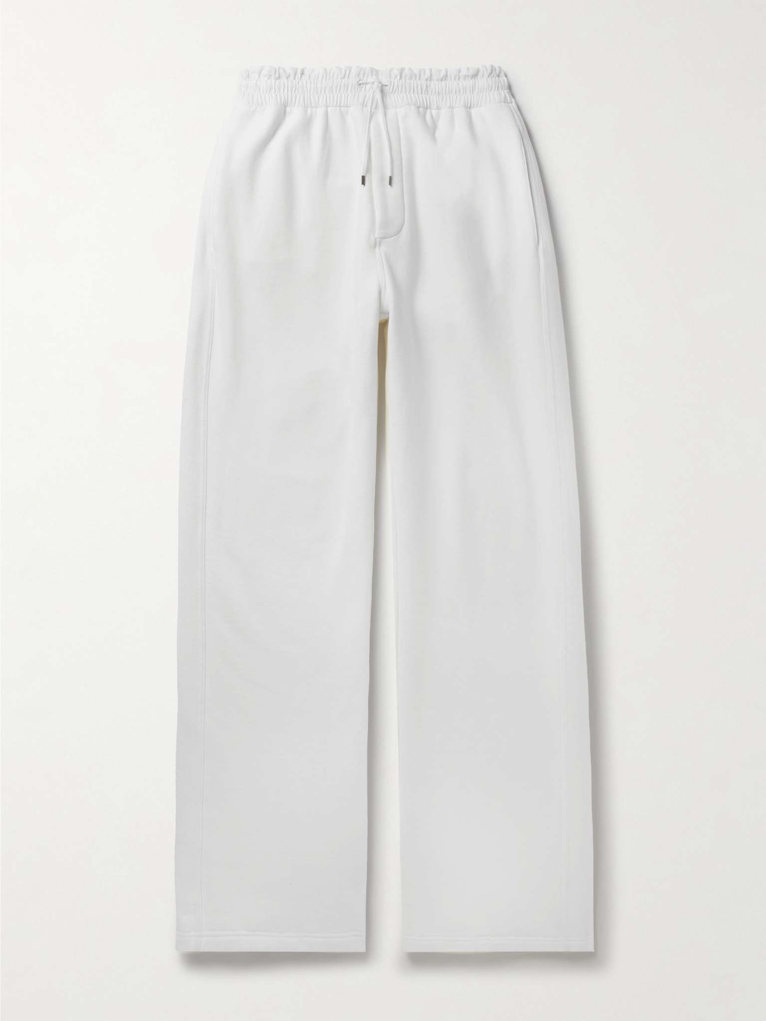 Wide-Leg Cotton-Jersey Sweatpants - 2