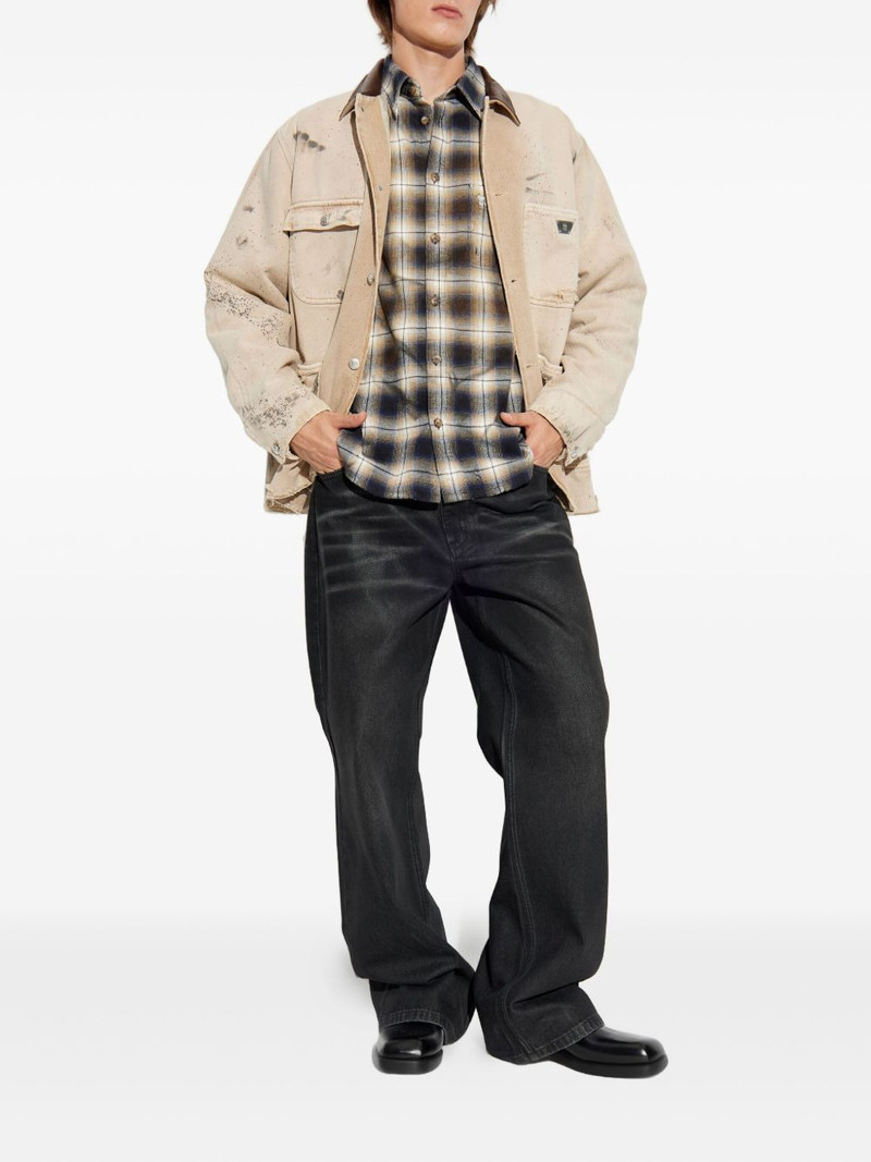 MISBHV plaid ripped shirt outlook