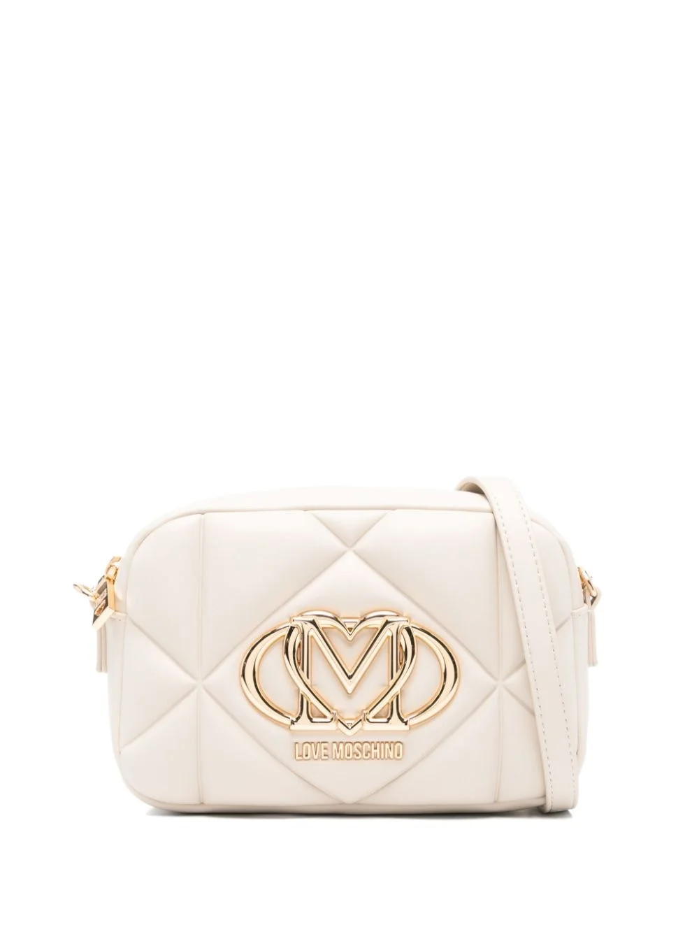 logo-plaque cross body bag - 1