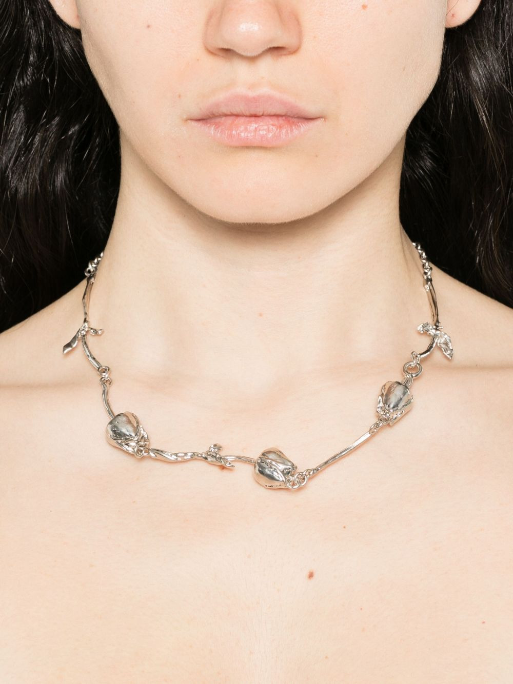 rose-shaped necklace - 2
