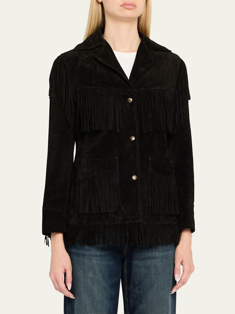 Suede Fringe Jacket 4