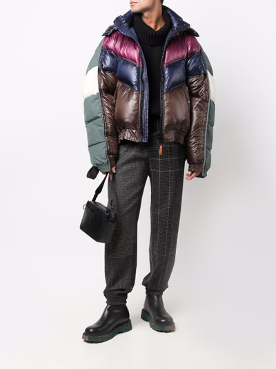 Maison MIHARAYASUHIRO panelled padded jacket outlook