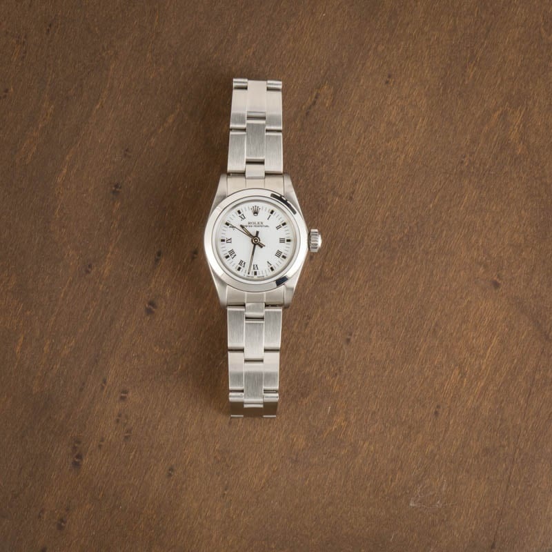 Rolex Lady Oyster Perpetual 67180 White Dial - 6