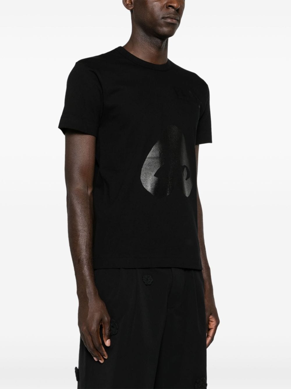 logo-print cotton T-shirt - 4