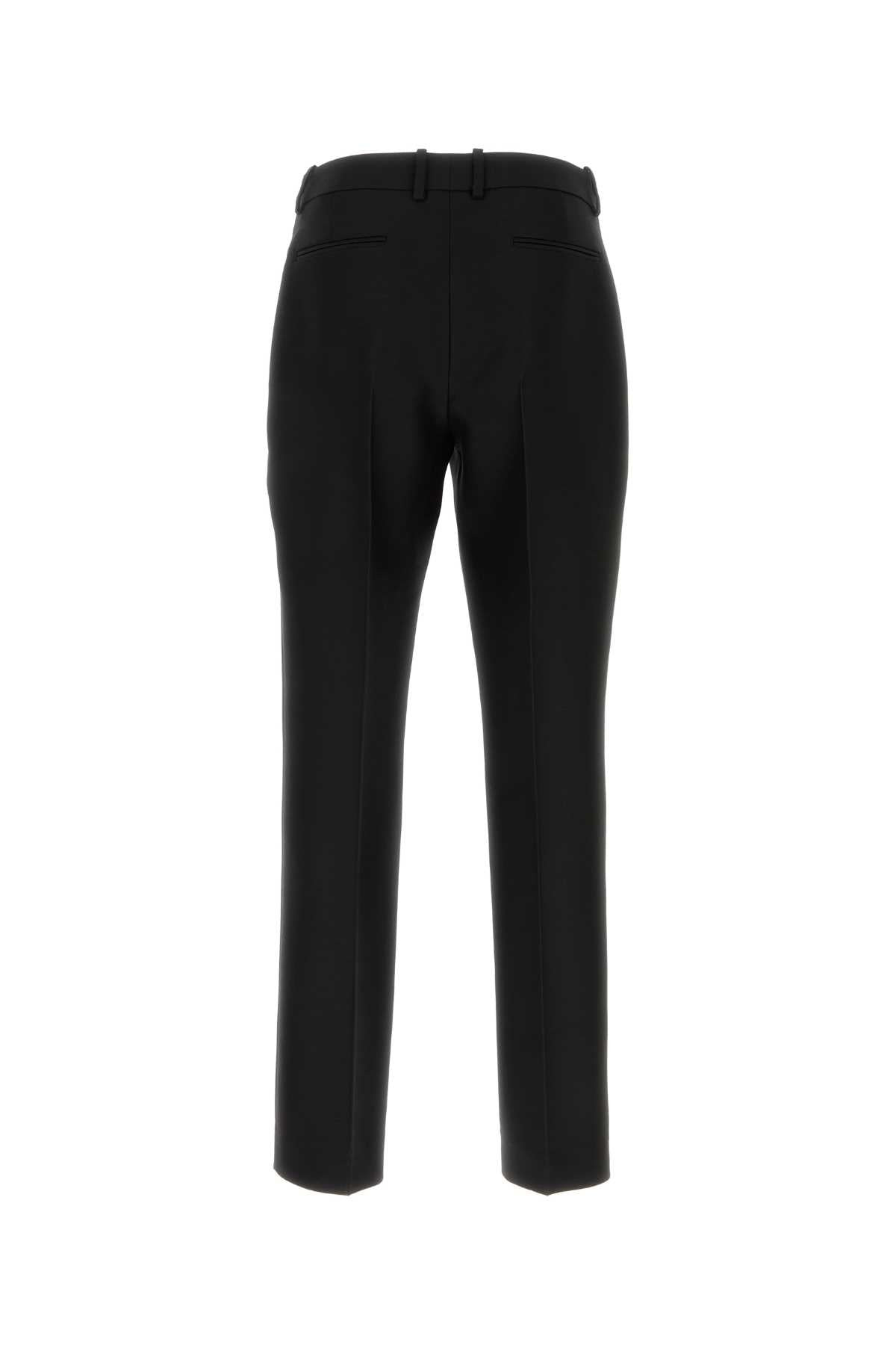 Loewe Men Black Wool Blend Pant - 2