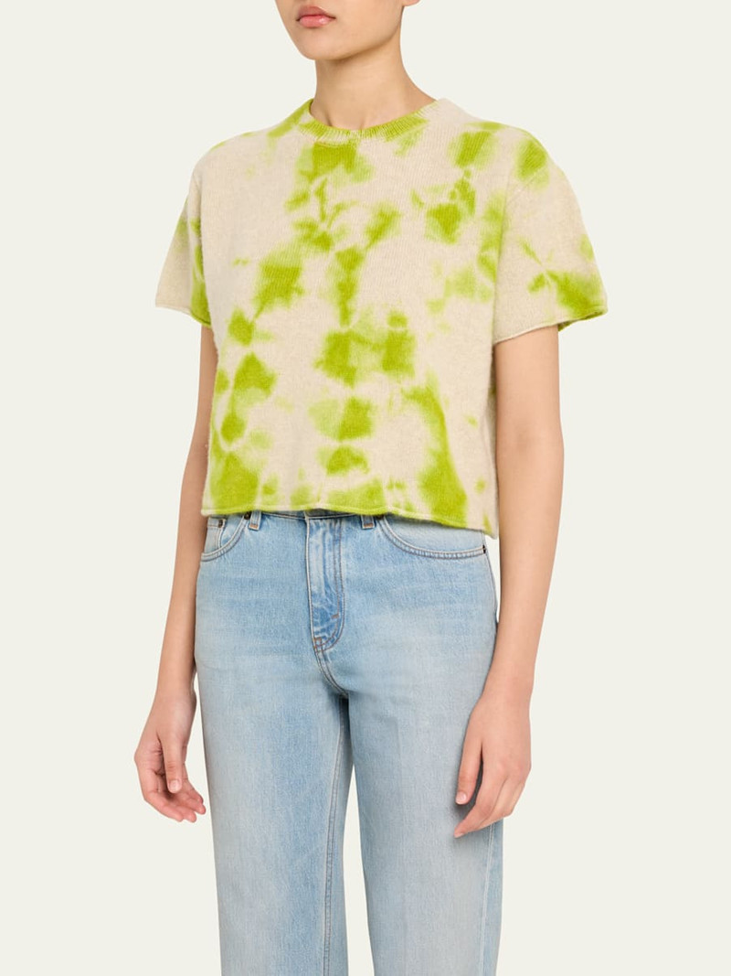 The Elder Statesman Hot Dye Cashmere Top outlook