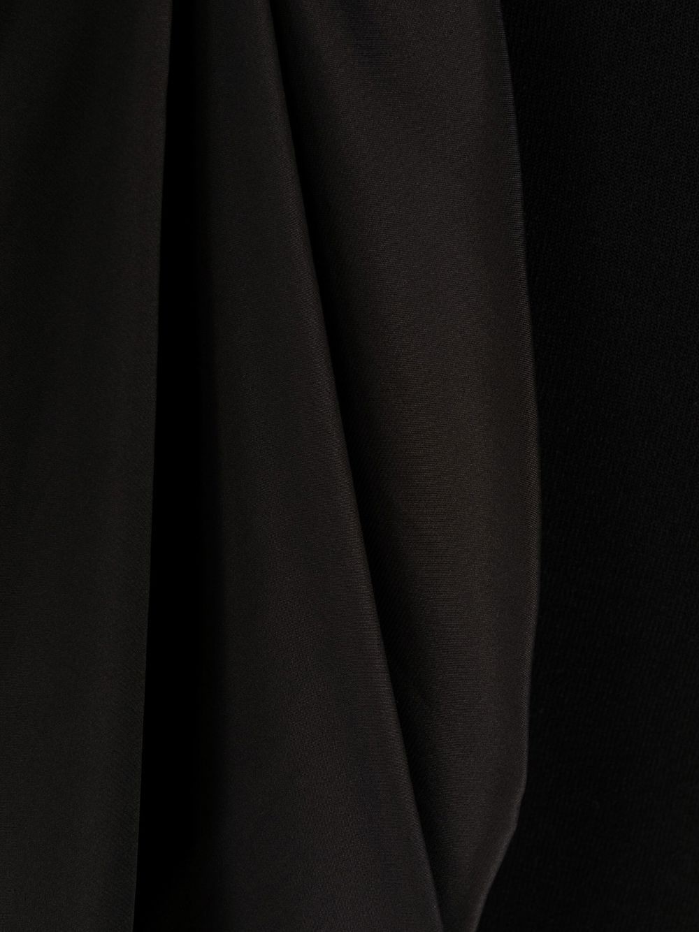 panelled long-sleeved midi dress - 5