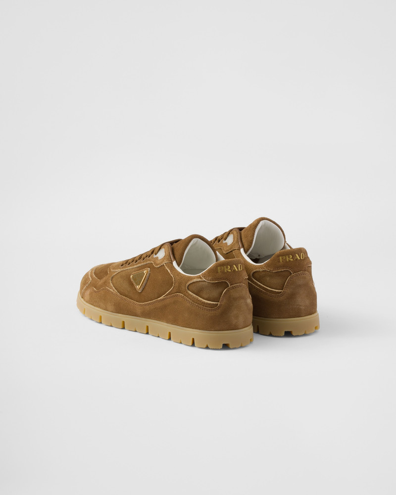 Faded suede sneakers 5