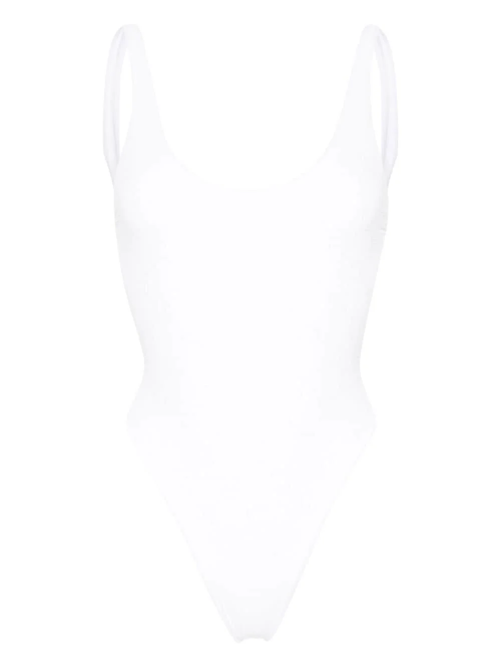 rhinestone-embellished monogram swimsuit - 1