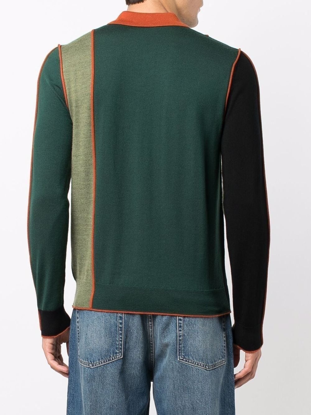 JW colourblock polo jumper - 4