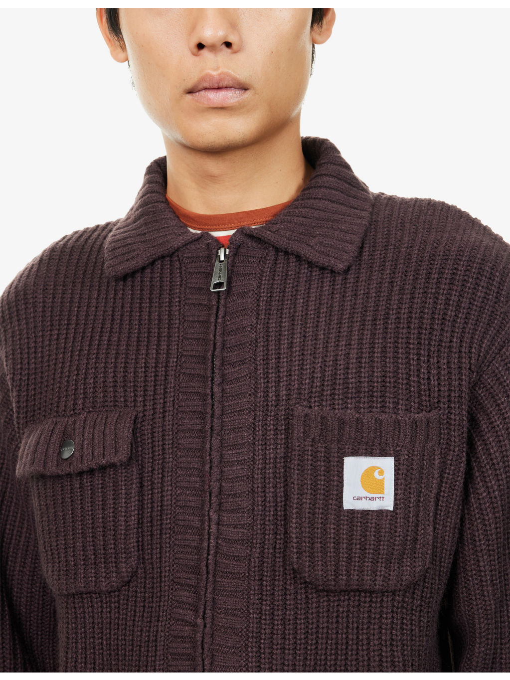 Chore Logo-Patch Knitted Wool-Blend Cardigan - 5