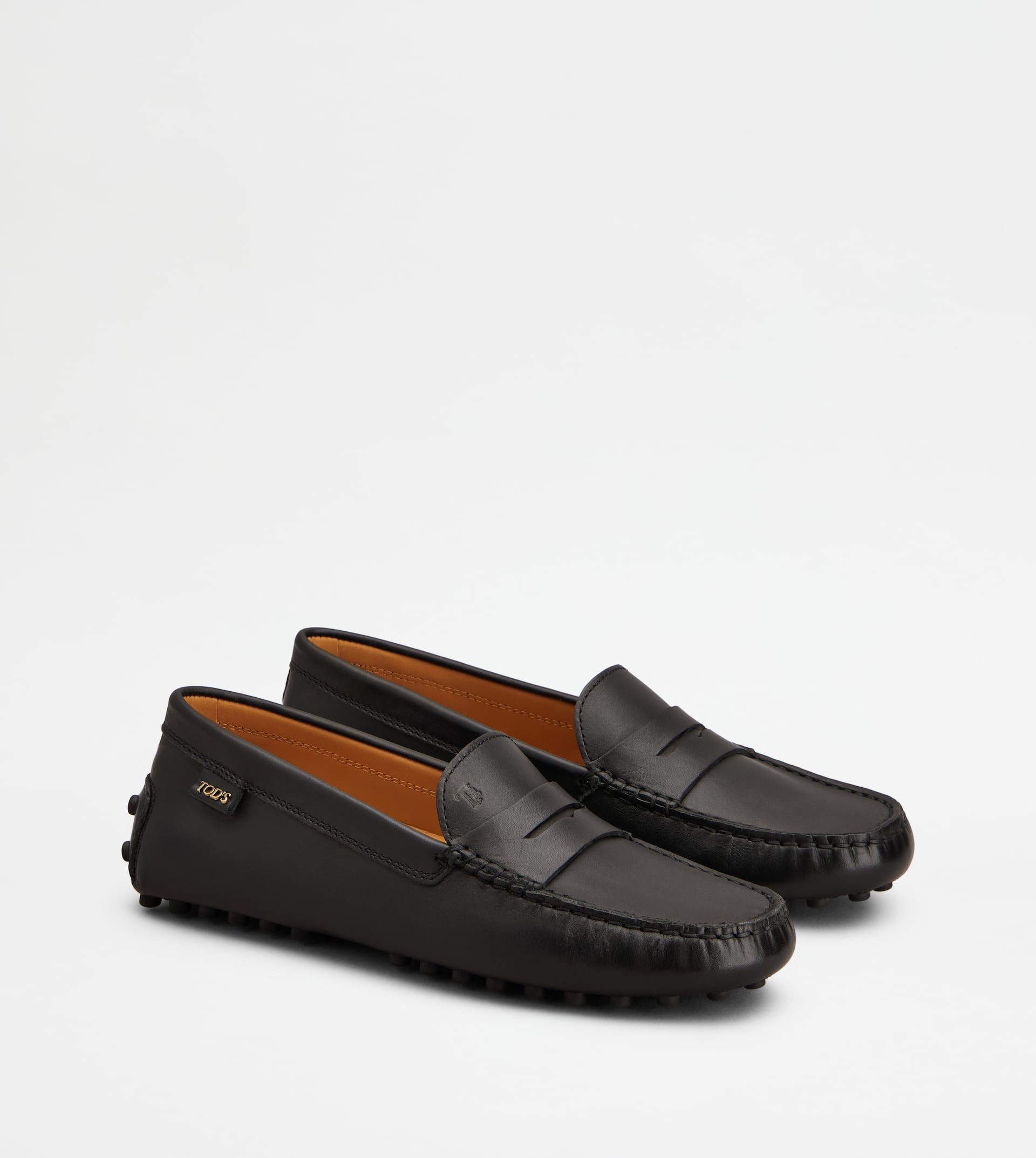 GOMMINO DRIVING SHOES IN LEATHER - BLACK - 2
