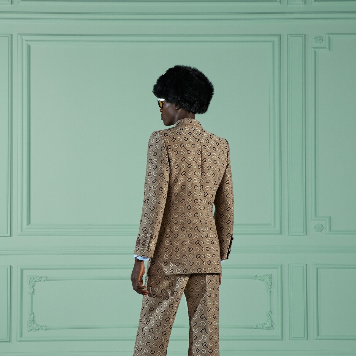 GUCCI Maxi Horsebit cotton jacket | REVERSIBLE