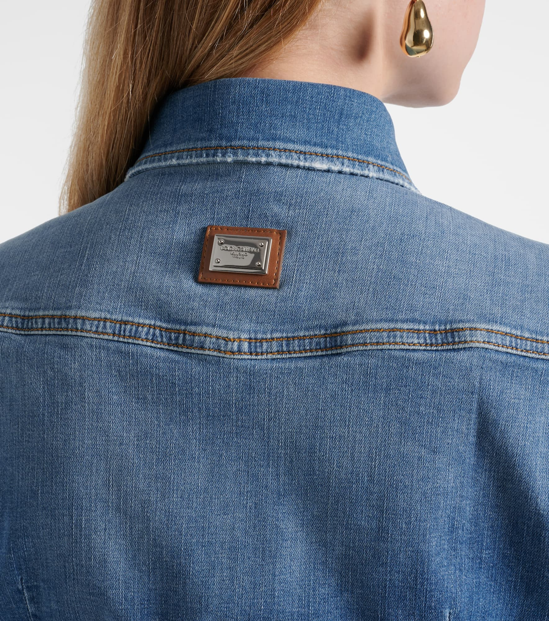 Washed denim shirt - 5